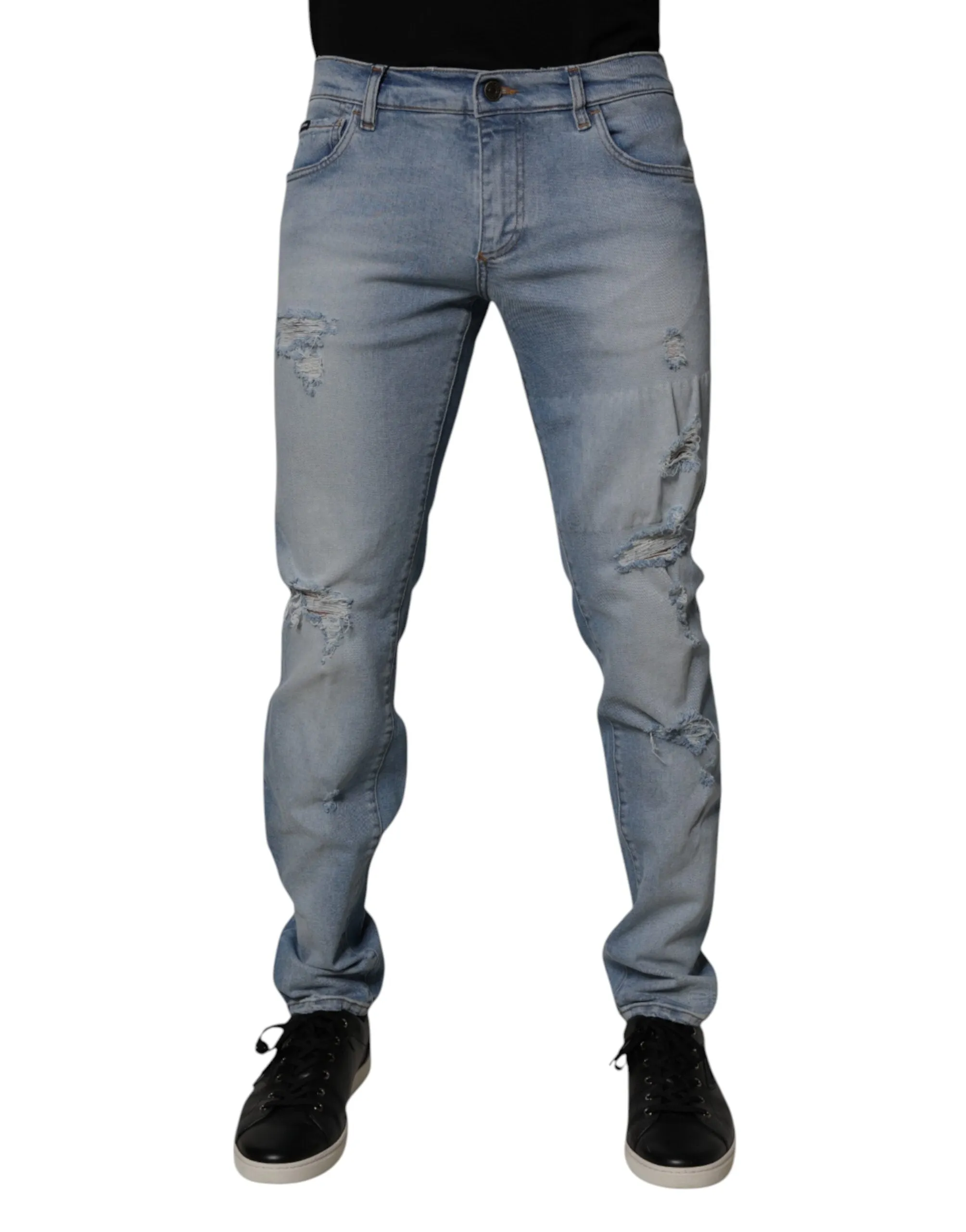 Dolce & Gabbana Tatte Cotton Skinny Men Men's Jeans