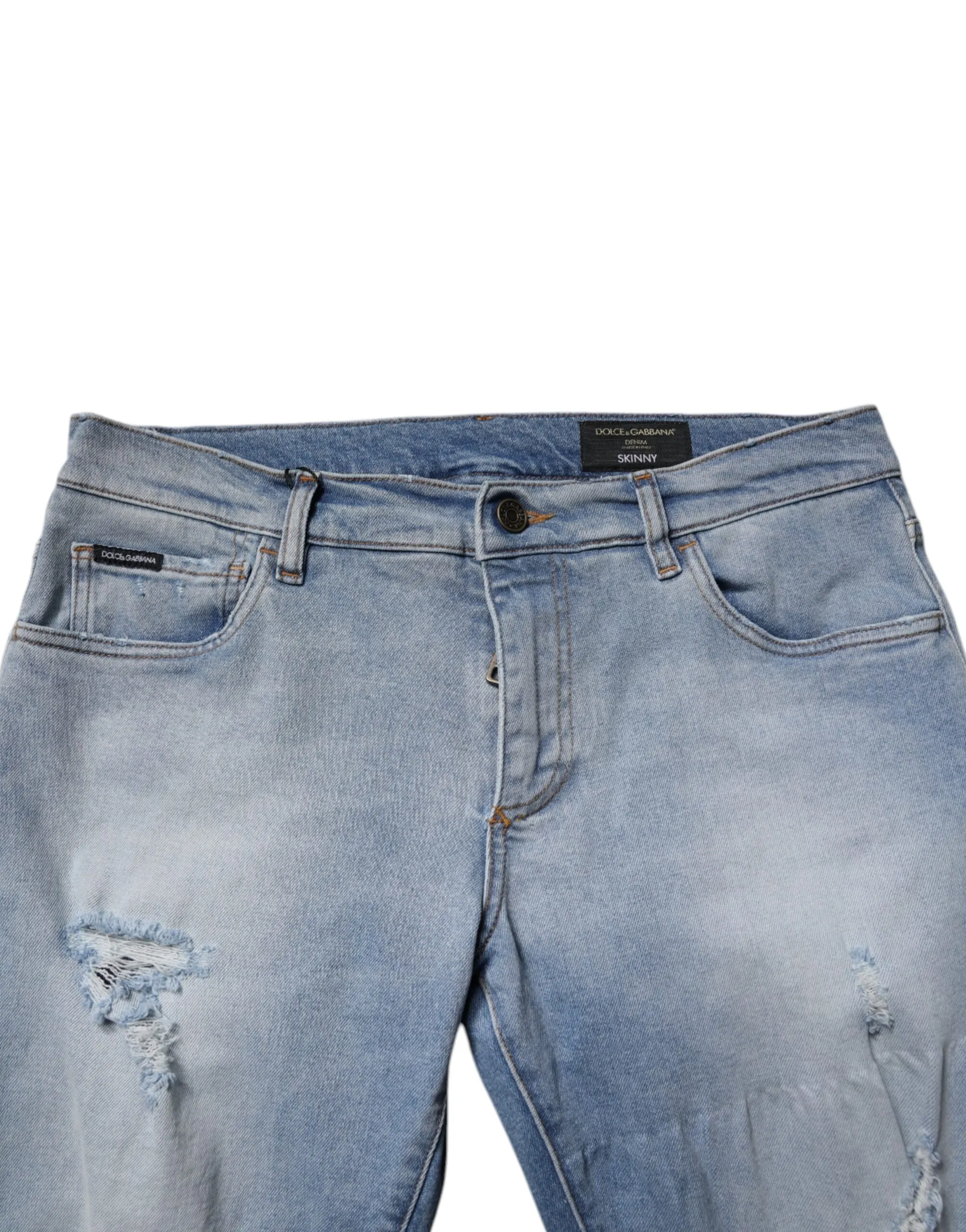 Dolce & Gabbana Tatte Cotton Skinny Men Men's Jeans