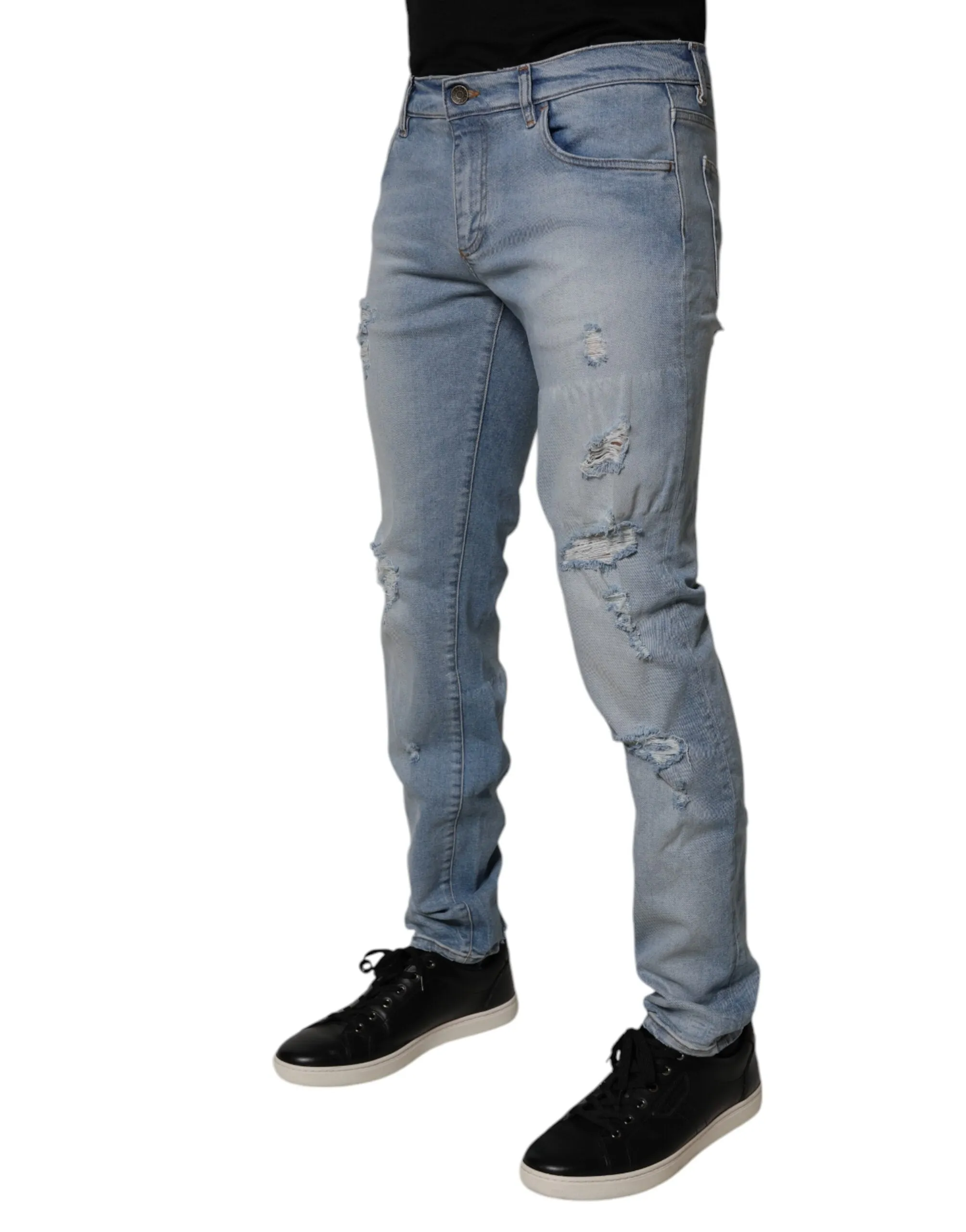 Dolce & Gabbana Tatte Cotton Skinny Men Men's Jeans