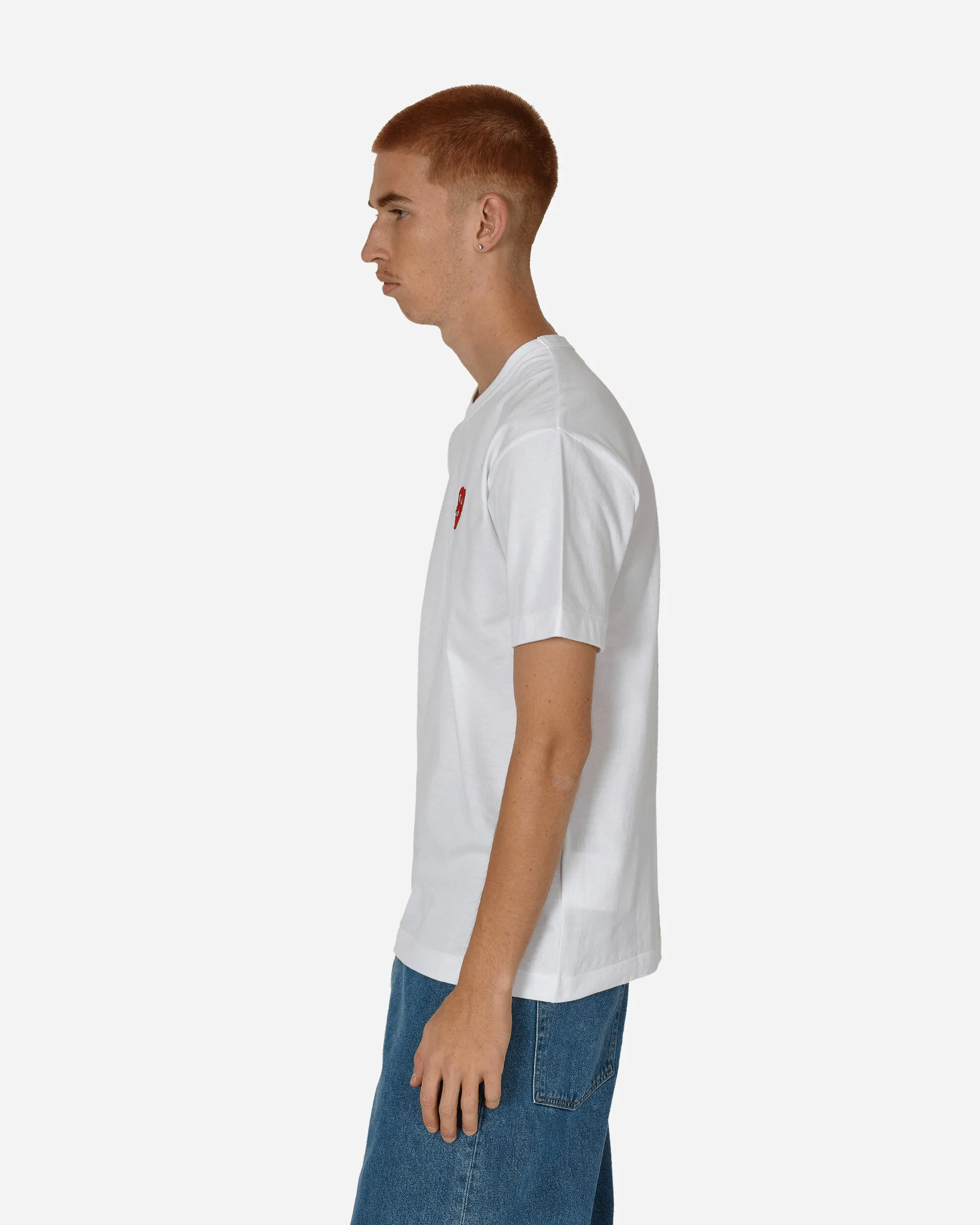 Double Heart T-Shirt White