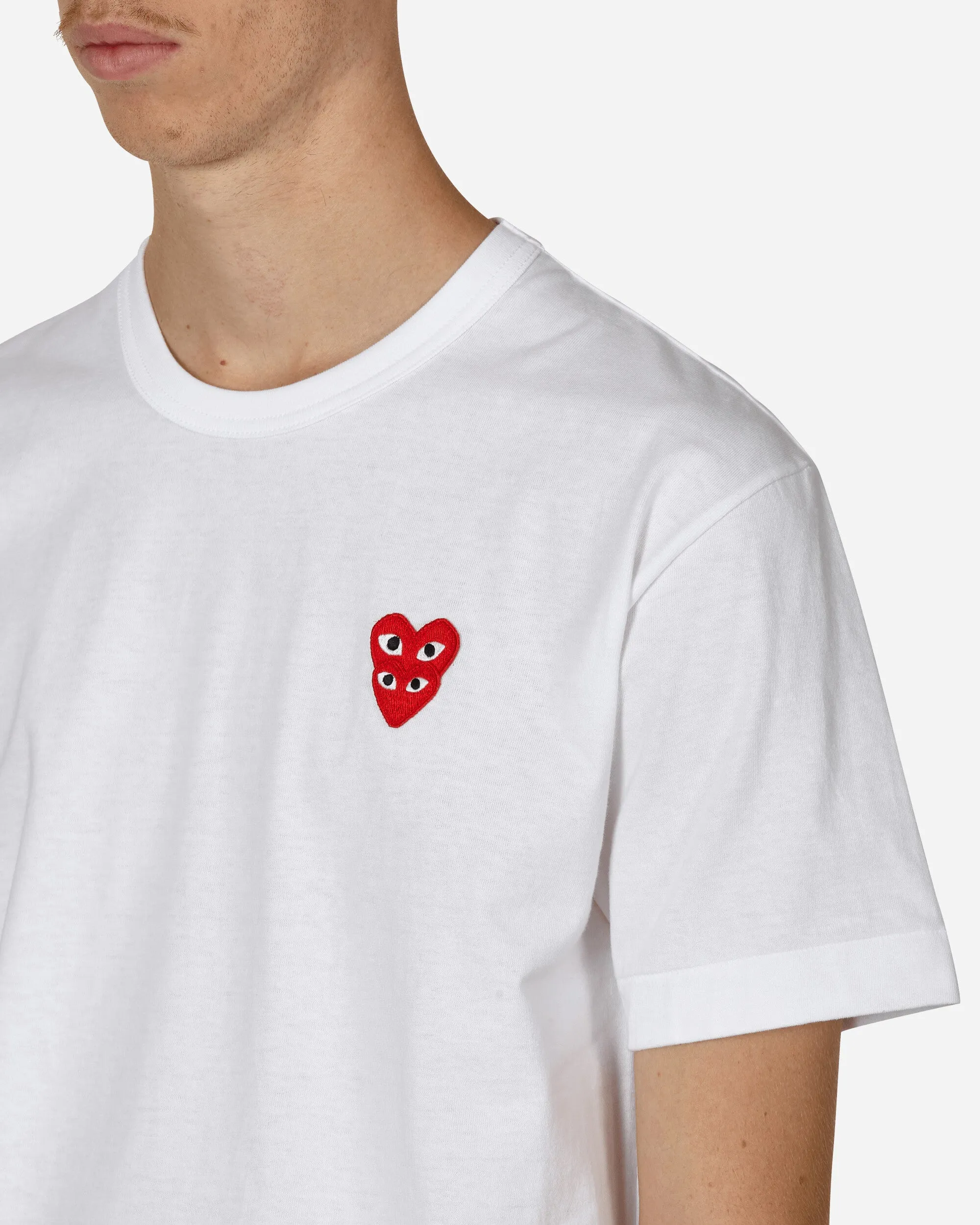Double Heart T-Shirt White