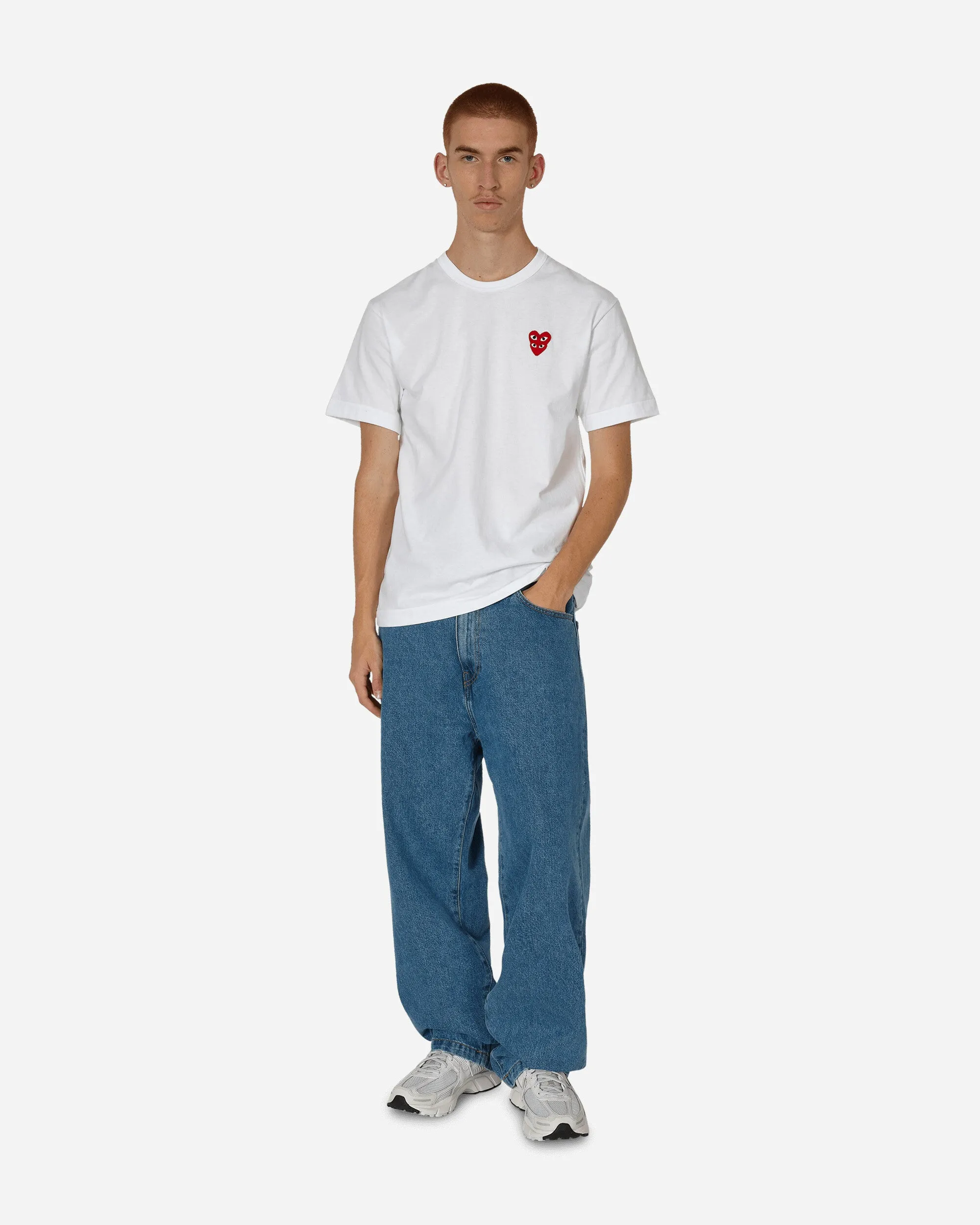 Double Heart T-Shirt White