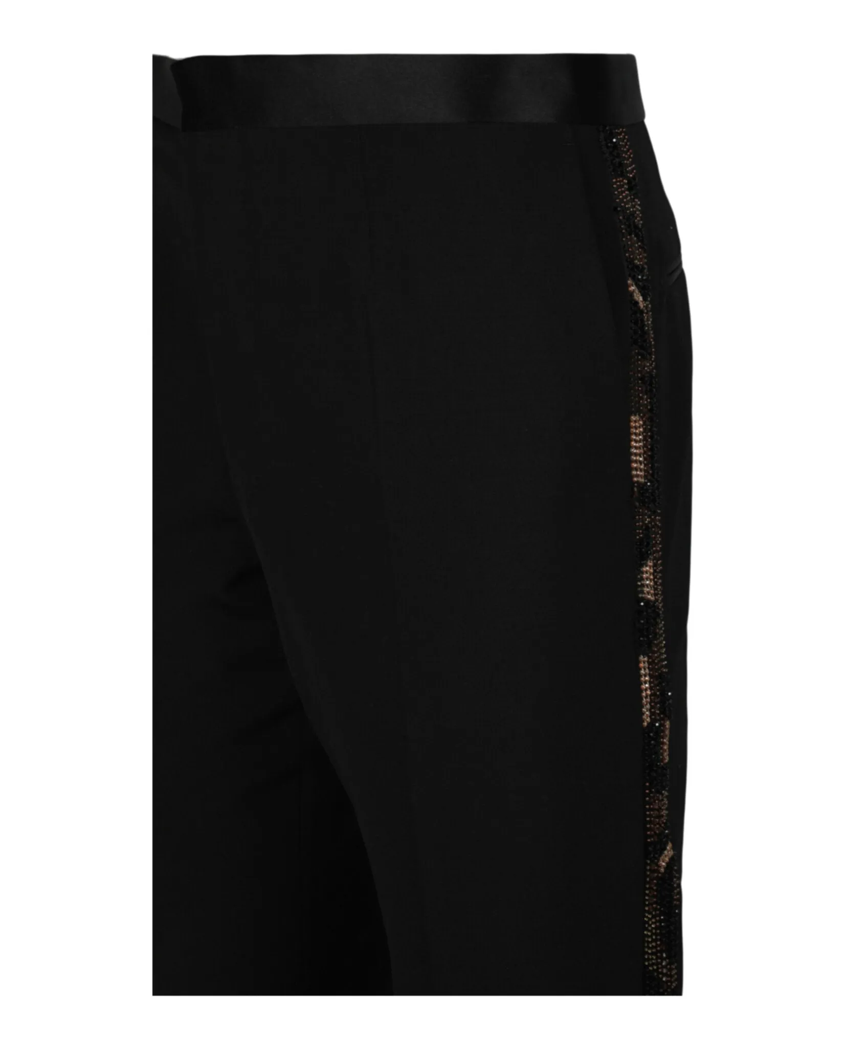 Embellished Panel Formal Pants