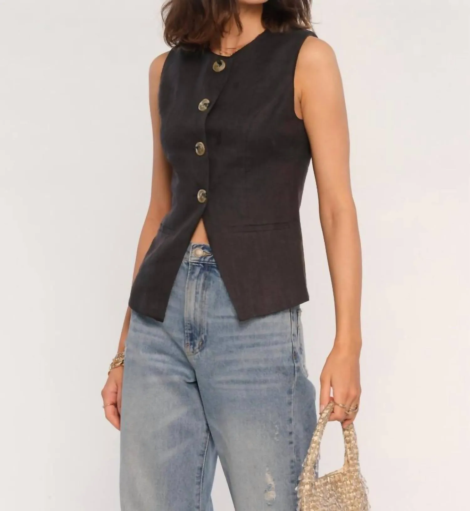 Emerson Vest In Black