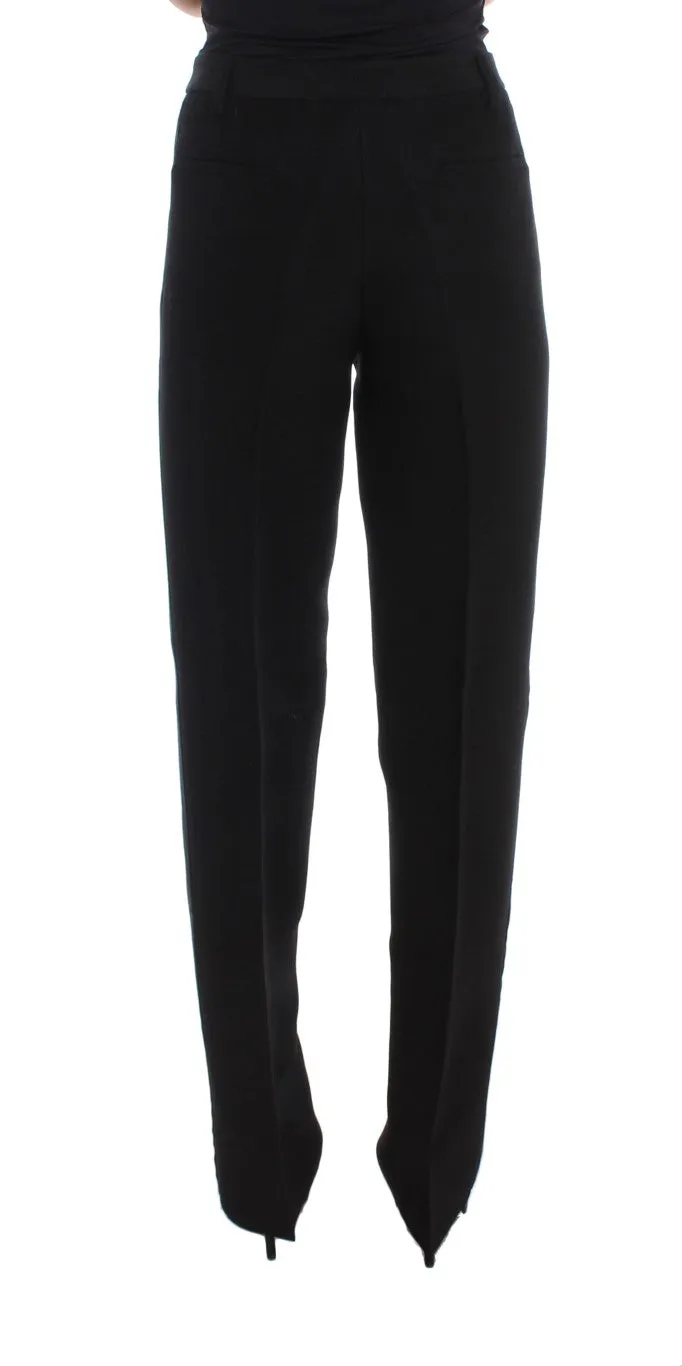 Ermanno Scervino Chic  Wide Leg Silk Blend Women's Jeans