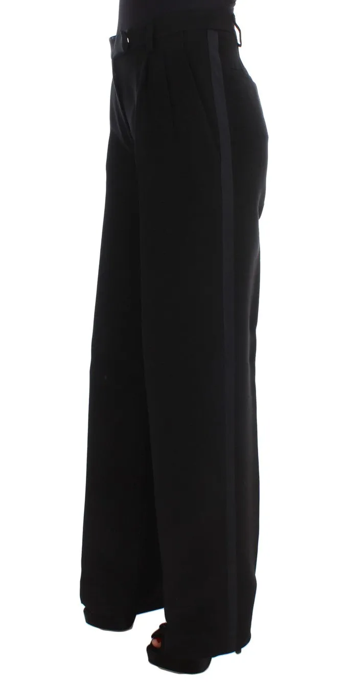 Ermanno Scervino Chic  Wide Leg Silk Blend Women's Jeans