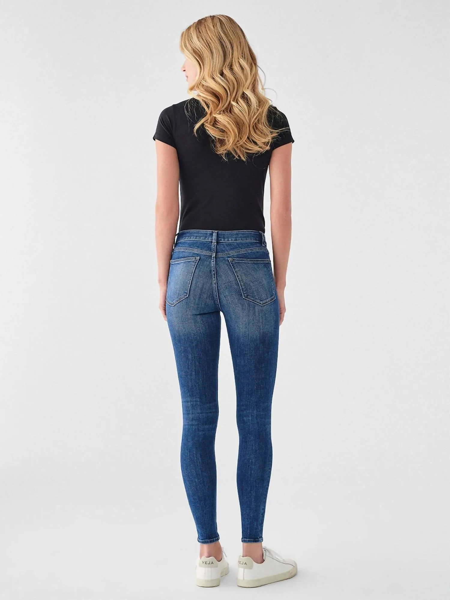 Florence Ankle Mid Rise Skinny Jeans In Parker