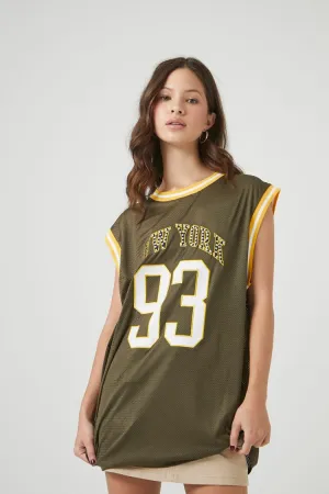 Forever 21 Women's New York Graphic Jersey Green/Multi Forever 21