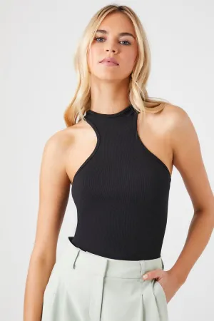 Forever 21 Women's Seamless Racerback Tank Top Black Forever 21