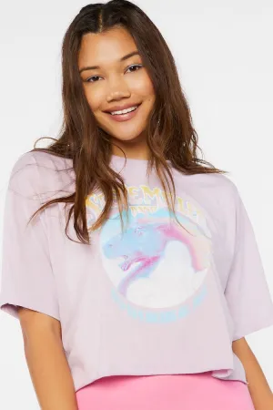 Forever 21 Women's Steve Miller Band Graphic T-Shirt Pink/Multi Forever 21