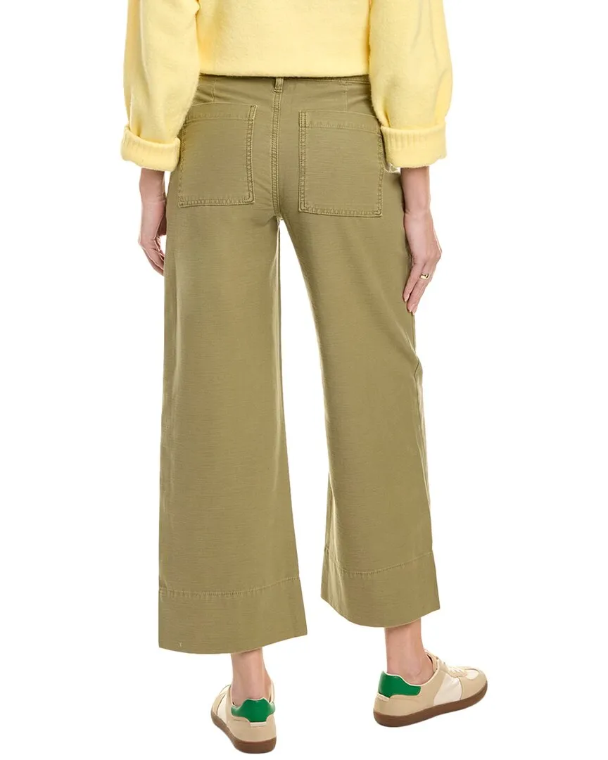 FRAME Denim 70s Washed Summer Sage Crop Straight Jean