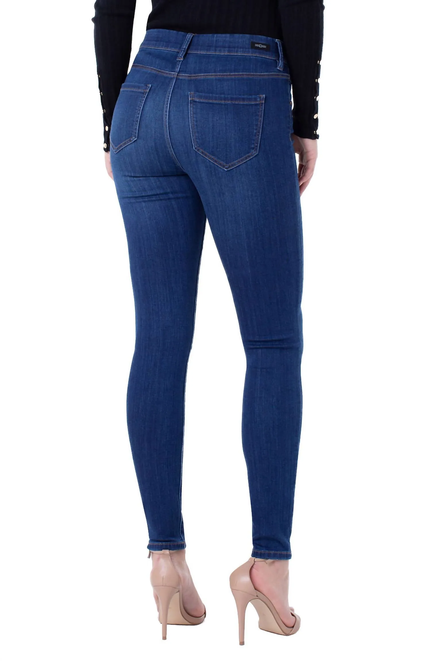 Gia Glider Skinny Jean In Elysian Dark
