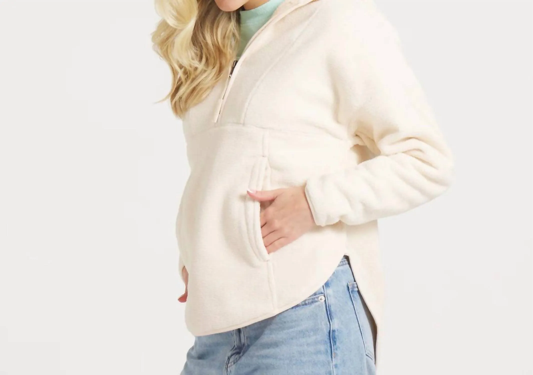 Grace Yoga Hoodie In Oatmeal