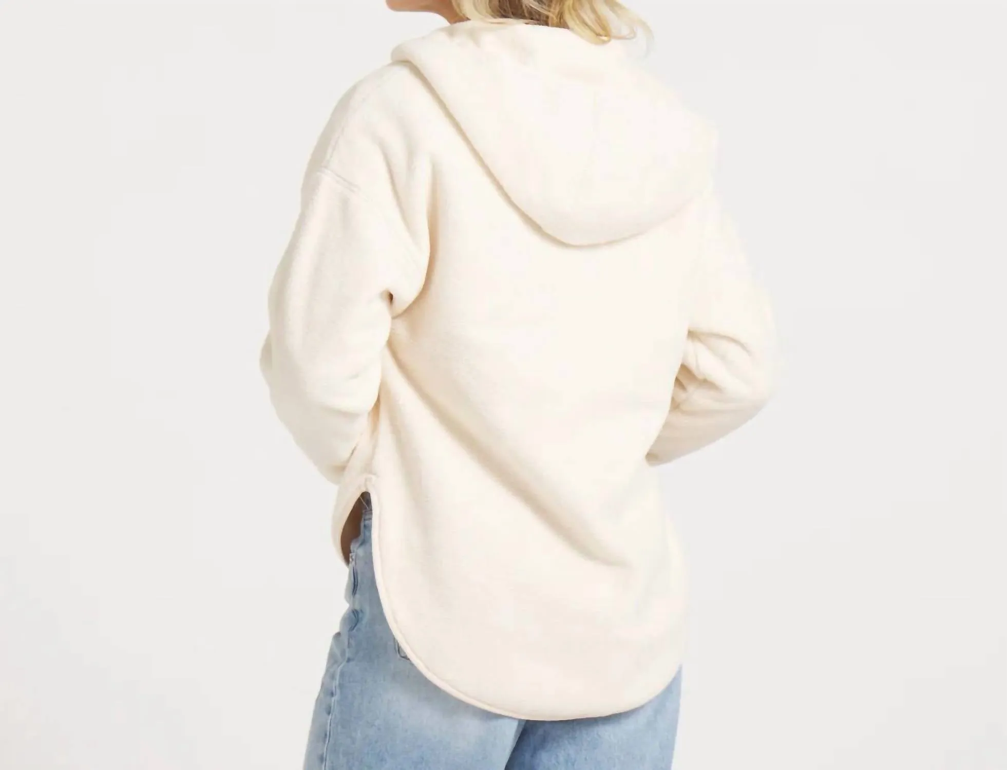 Grace Yoga Hoodie In Oatmeal