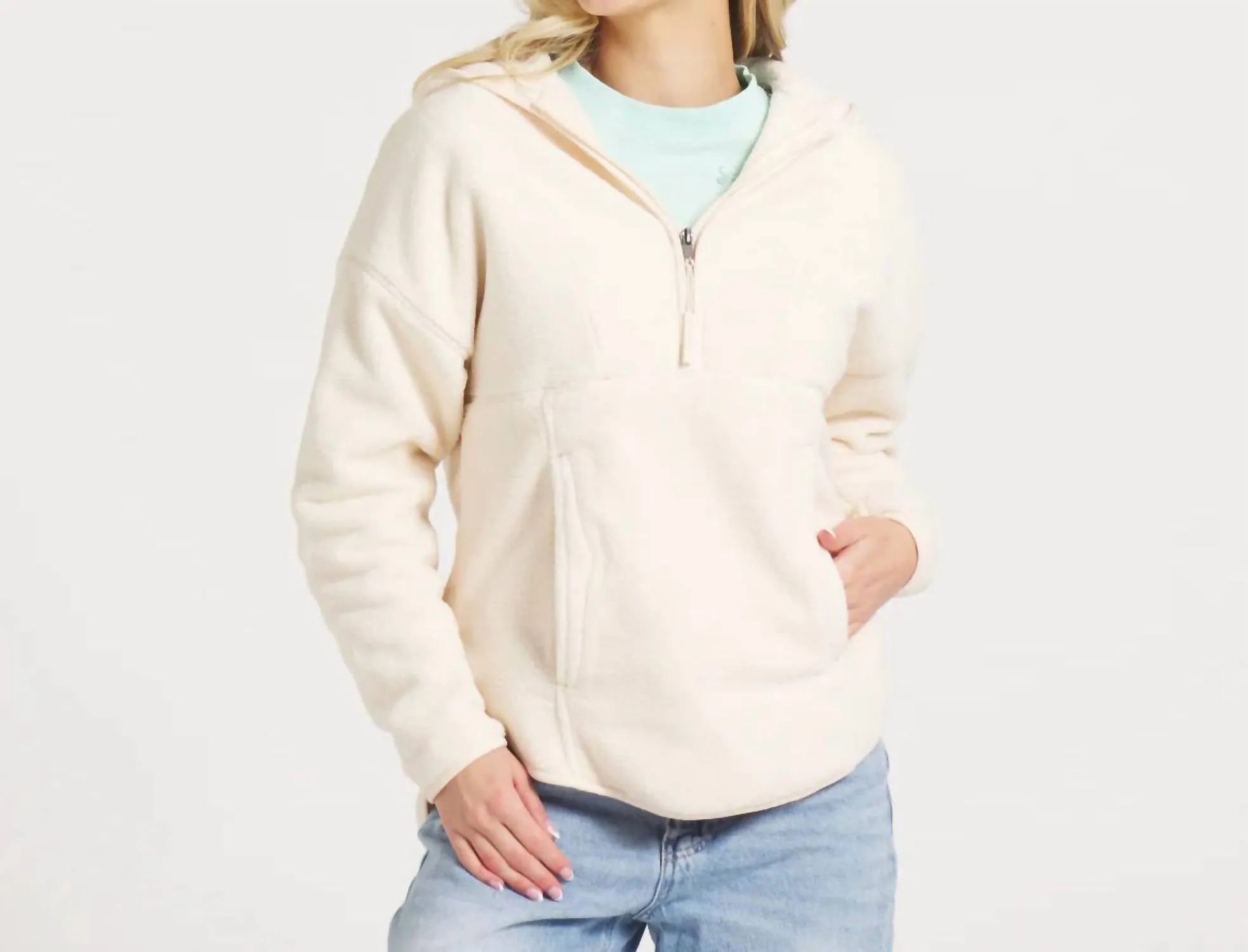 Grace Yoga Hoodie In Oatmeal