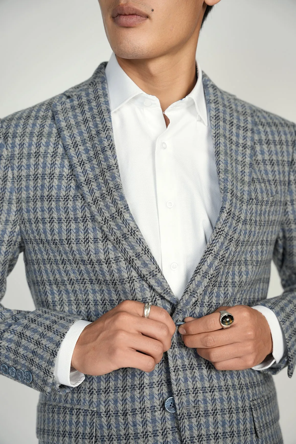 Grey Check Sportcoat