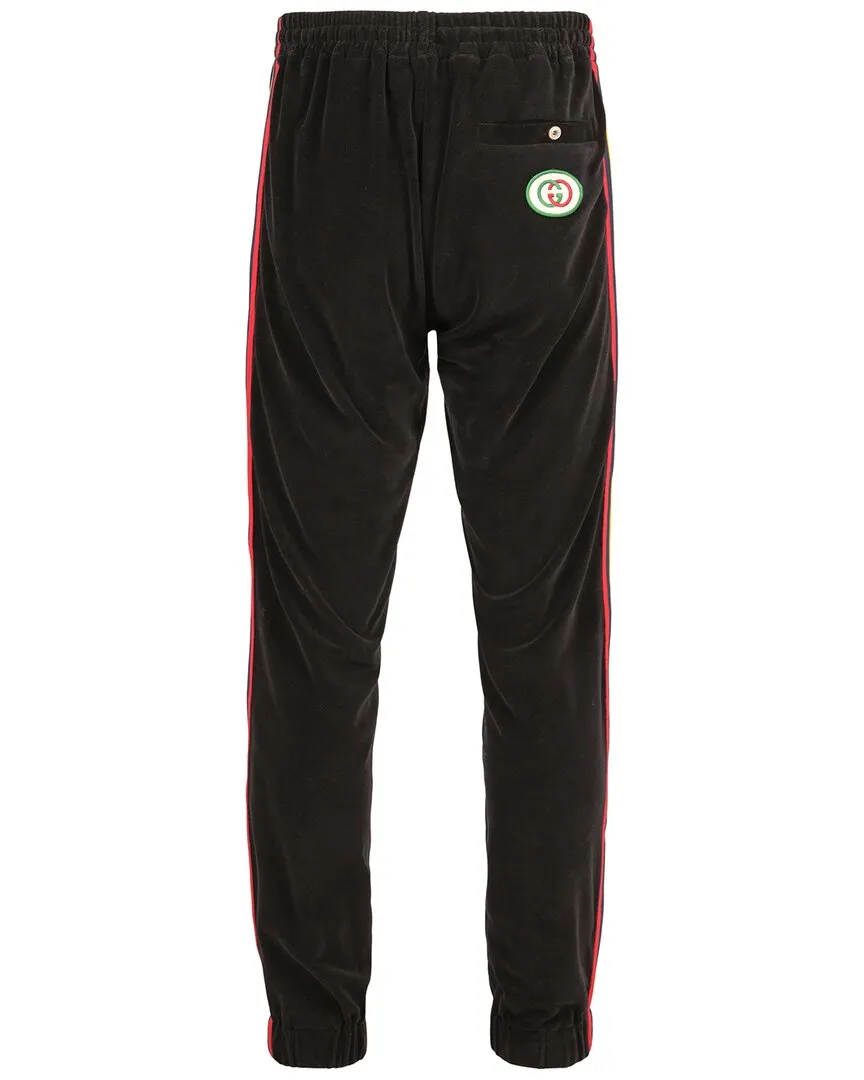 Gucci Silk-Trim Pant