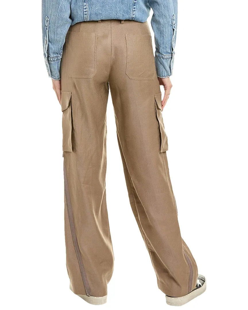 Helmut Lang Cargo Linen-Blend Pant