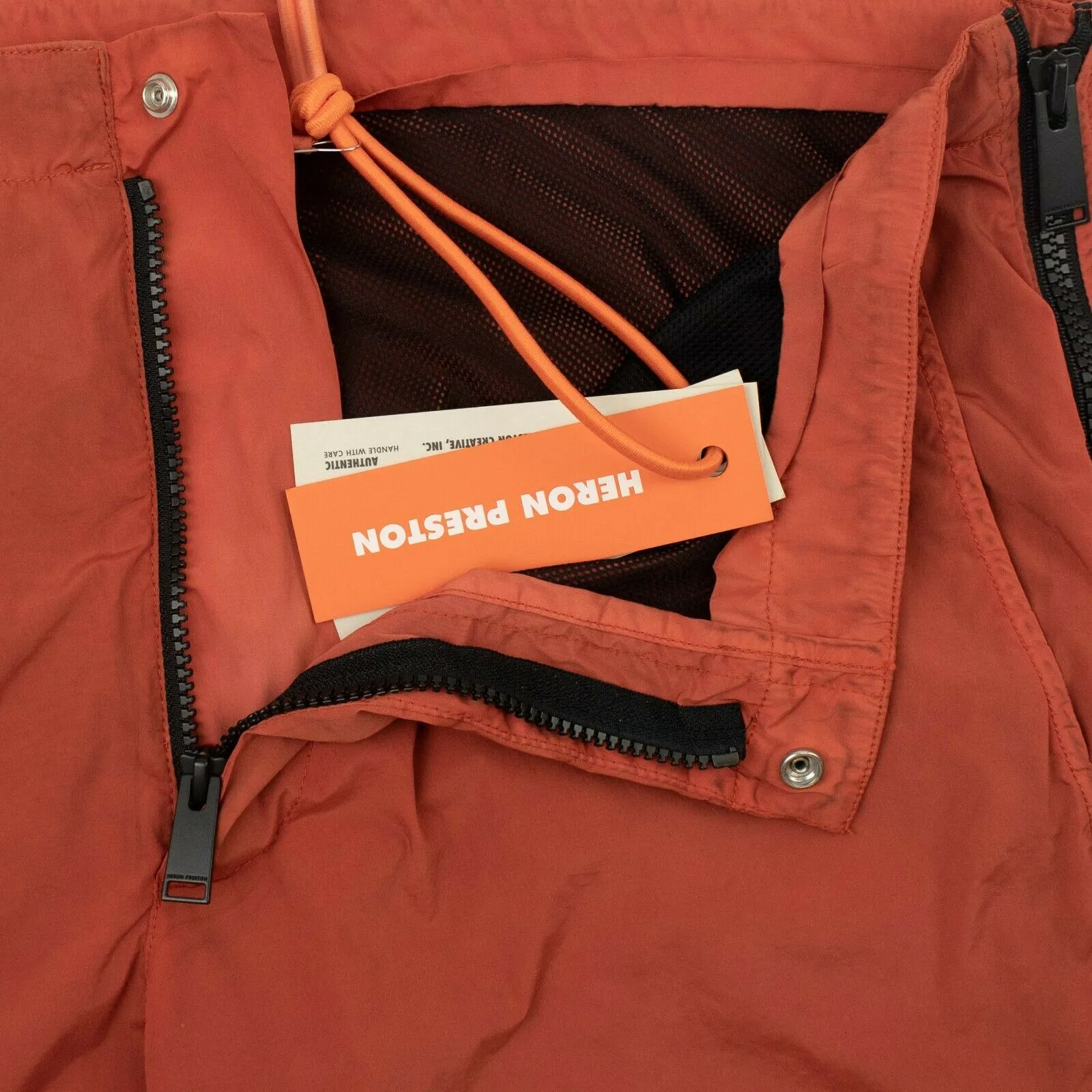 Heron Preston Side Zipper Pants - Orange