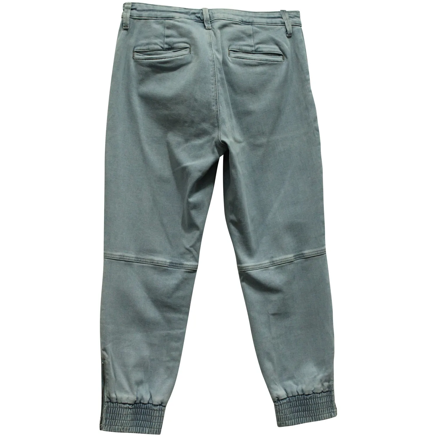 J Brand Arkin Cropped Jeans in Light Blue Cotton