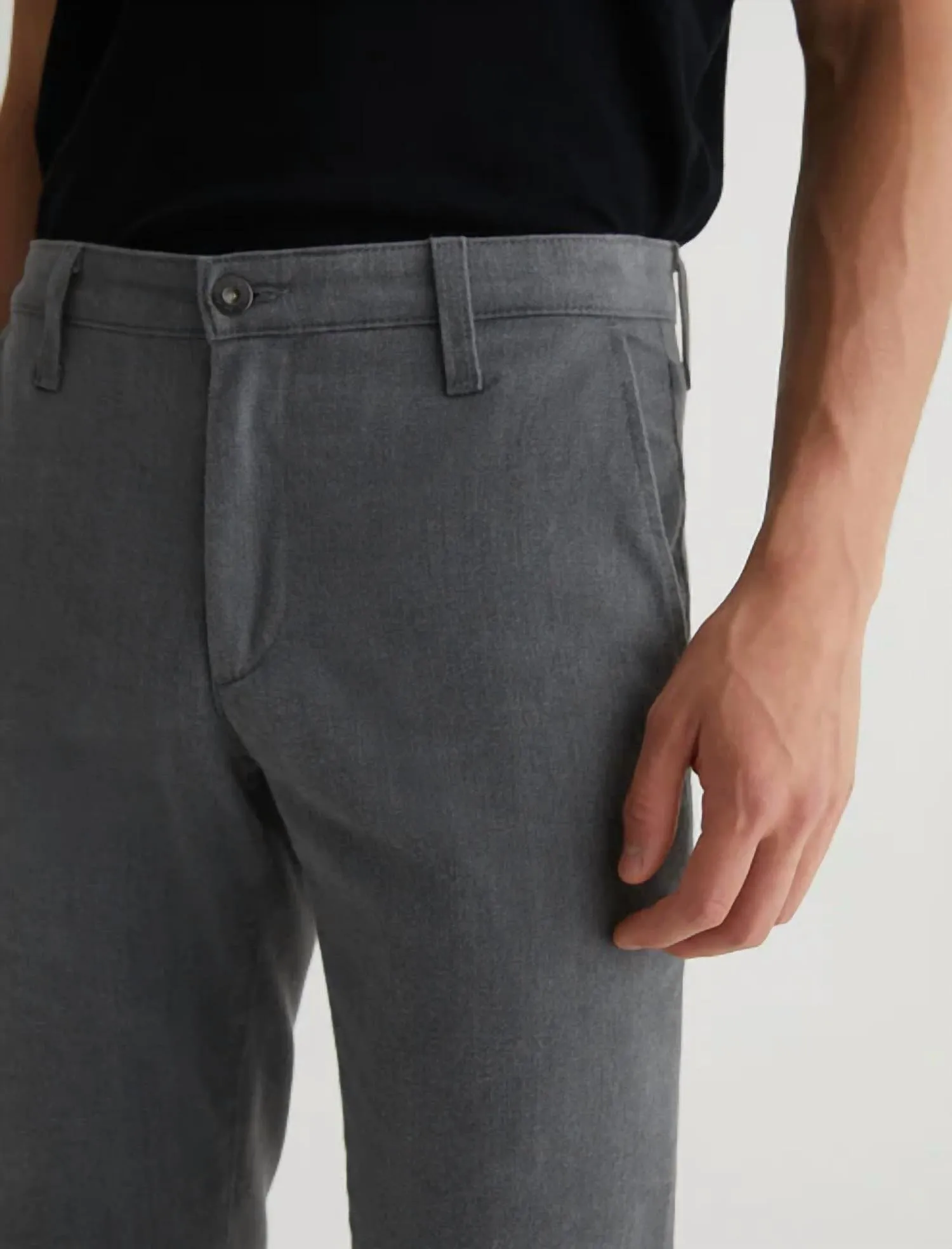Jamison Skinny Chino In Flagstone