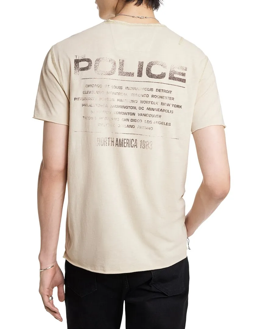 John Varvatos Raw Edge Shoulder T-Shirt