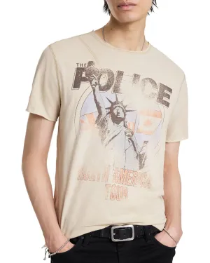 John Varvatos Raw Edge Shoulder T-Shirt