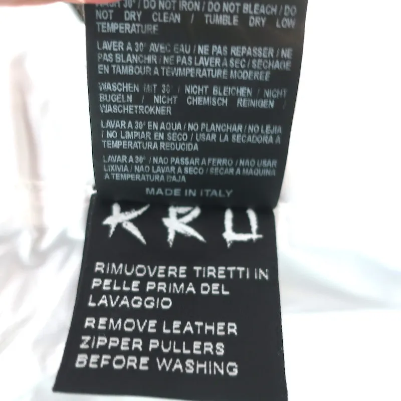KRU Side-Stripe Ski Pants White Size Large