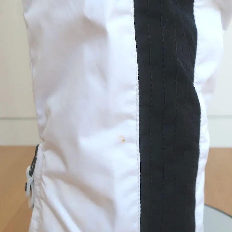 KRU Side-Stripe Ski Pants White Size Large
