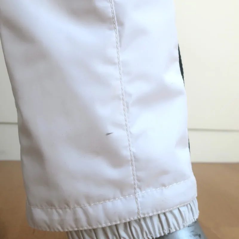 KRU Side-Stripe Ski Pants White Size Large