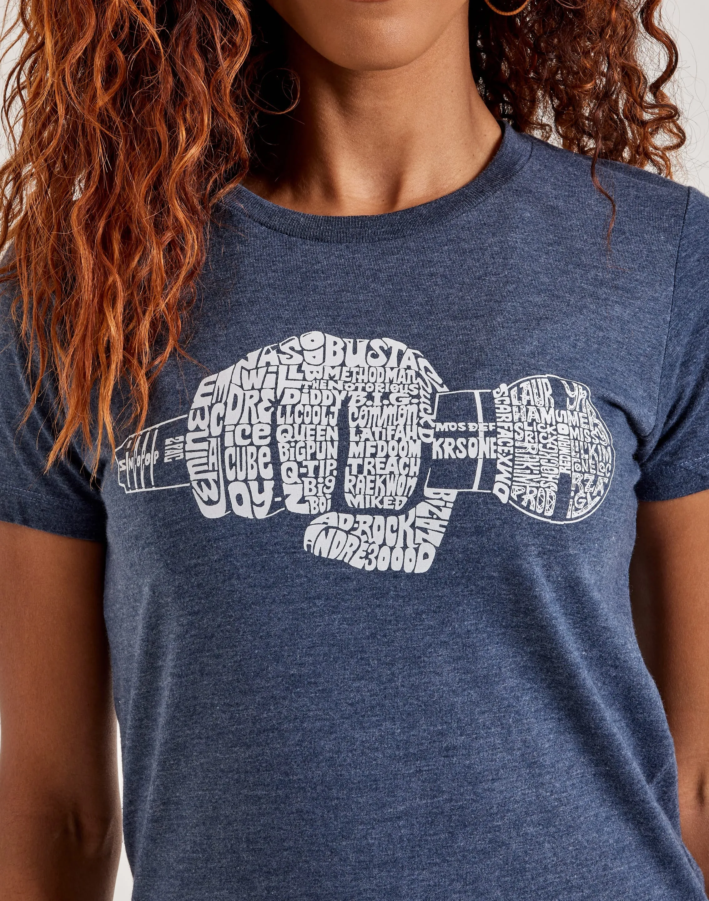 LA Pop Art Word Art '90s Rappers Tee
