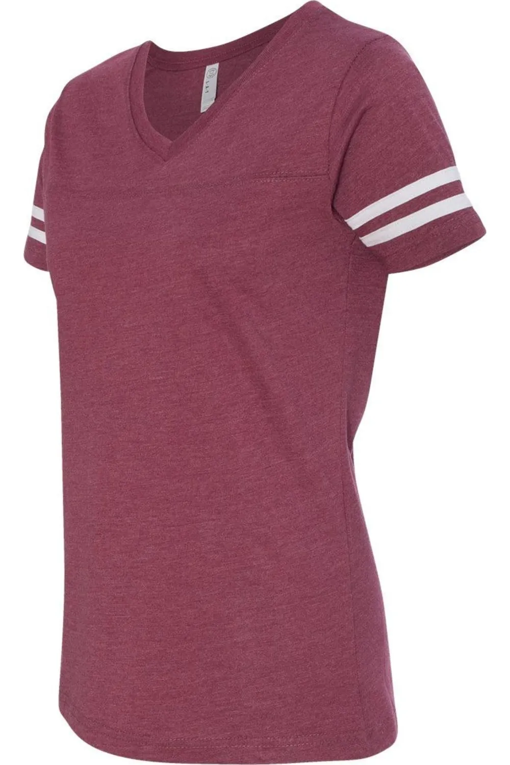 LAT Women´s Football V-Neck Fine Jersey Tee
