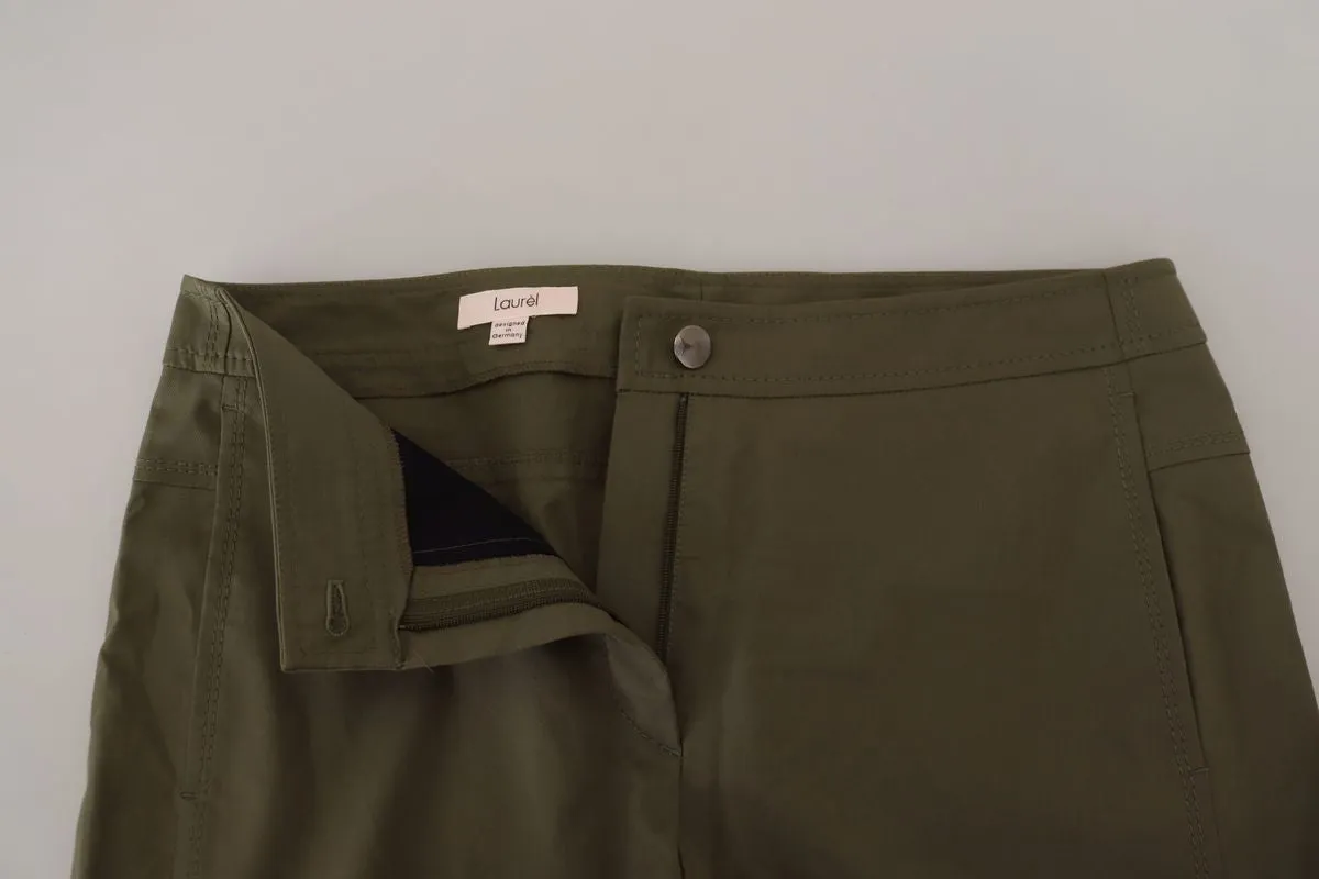 LAUREL  Cotton High Waist Women Tape Women's Pants