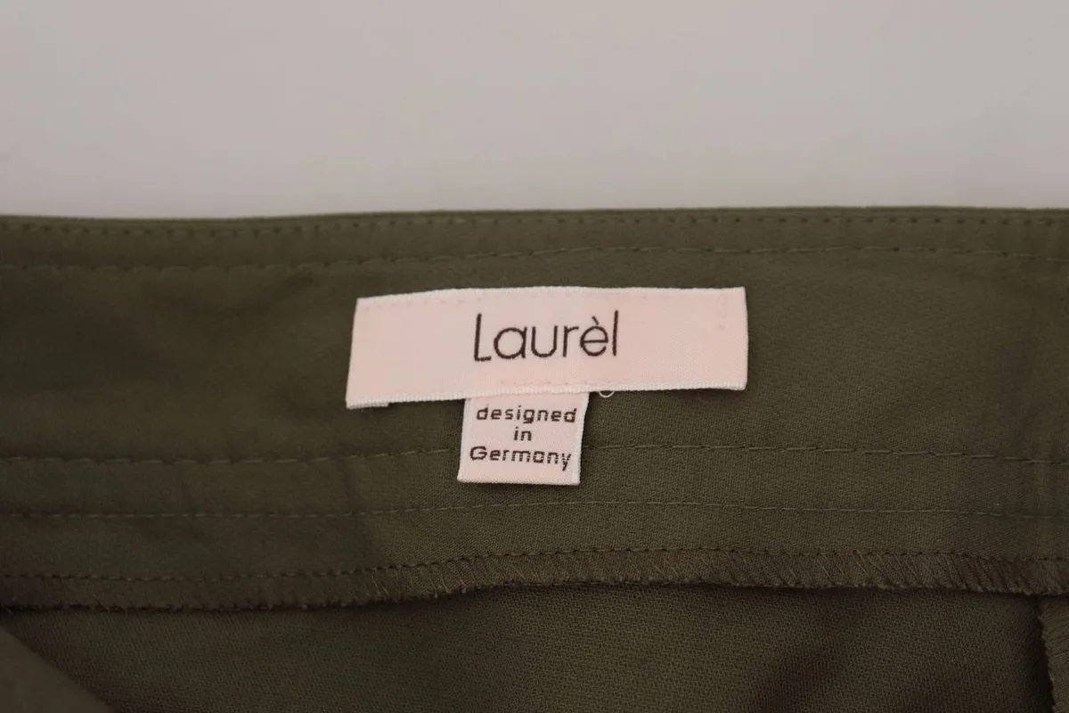 LAUREL  Cotton High Waist Women Tape Women's Pants
