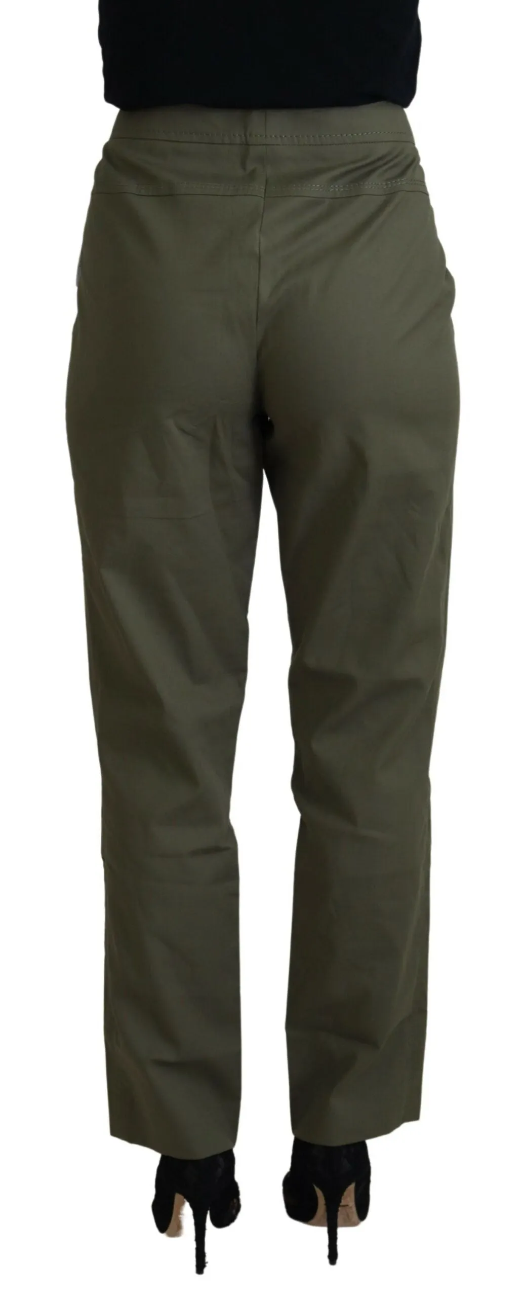 LAUREL  Cotton High Waist Women Tape Women's Pants