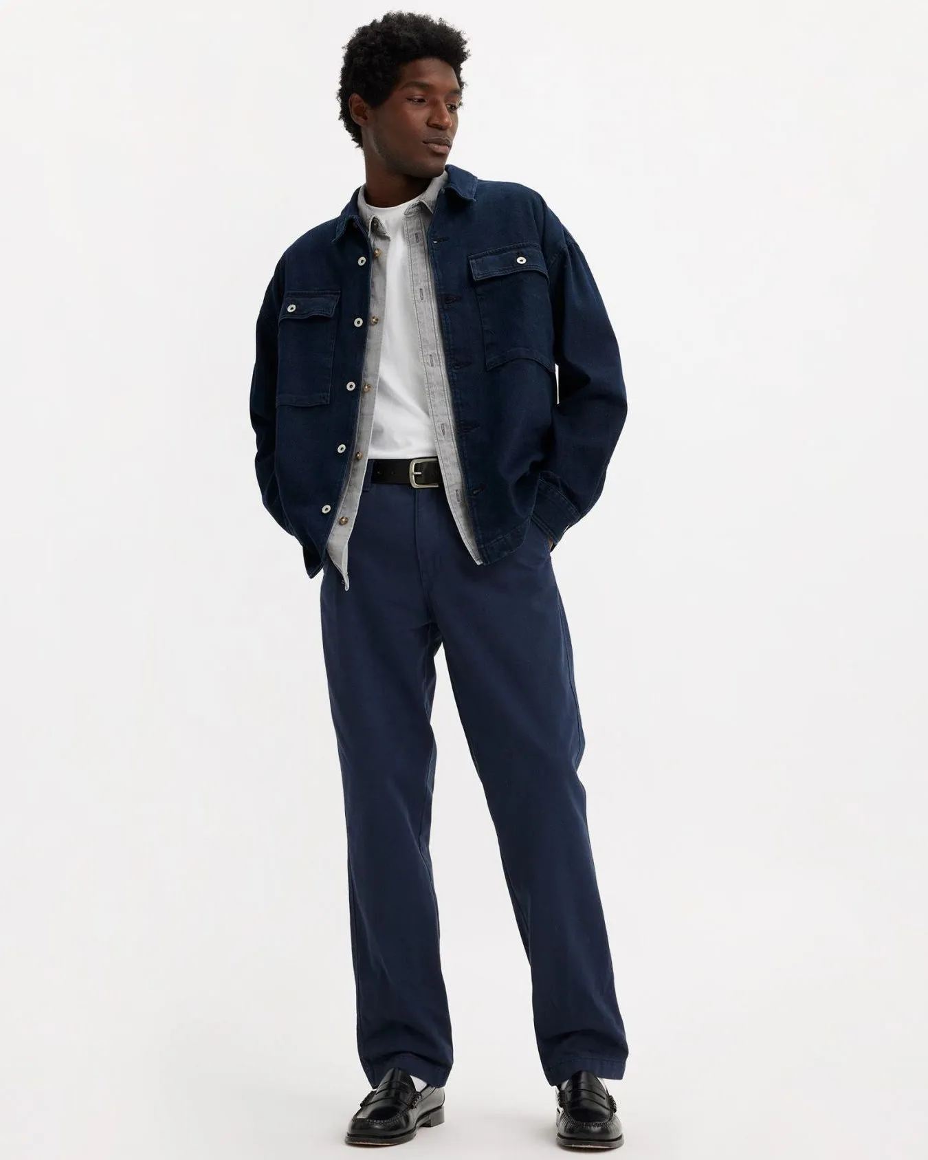 Levi's® XX Chino Authentic Straight Mens Chinos - Navy Blazer Soft GD