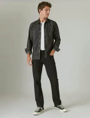 Lucky Brand 223 Straight Advanced Stretch Jean Black Rinse Lucky Brand