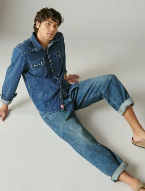 Lucky Brand 365 Loose Premium Coolmax Stretch Jean Titan Lucky Brand