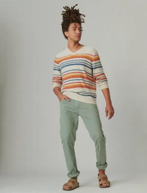 Lucky Brand 410 Athletic Sateen Stretch Jean Cadet Green Lucky Brand