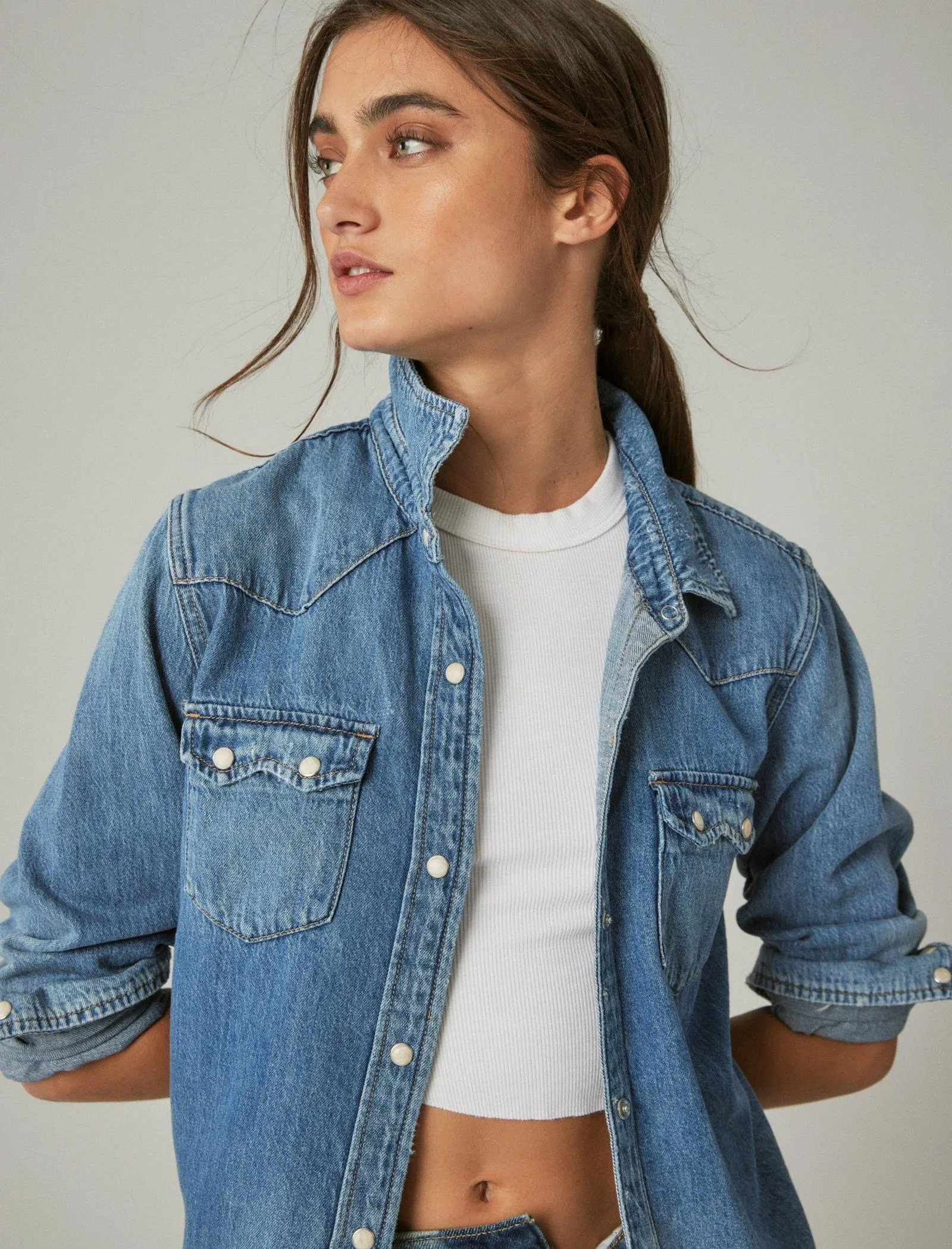 Lucky Brand Authentic Heritage Shirt American Dream Lucky Brand