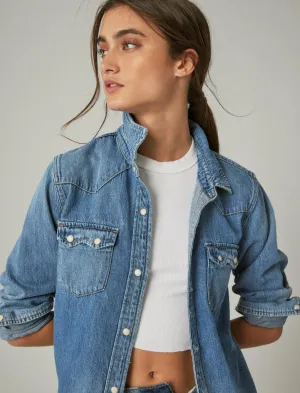 Lucky Brand Authentic Heritage Shirt American Dream Lucky Brand