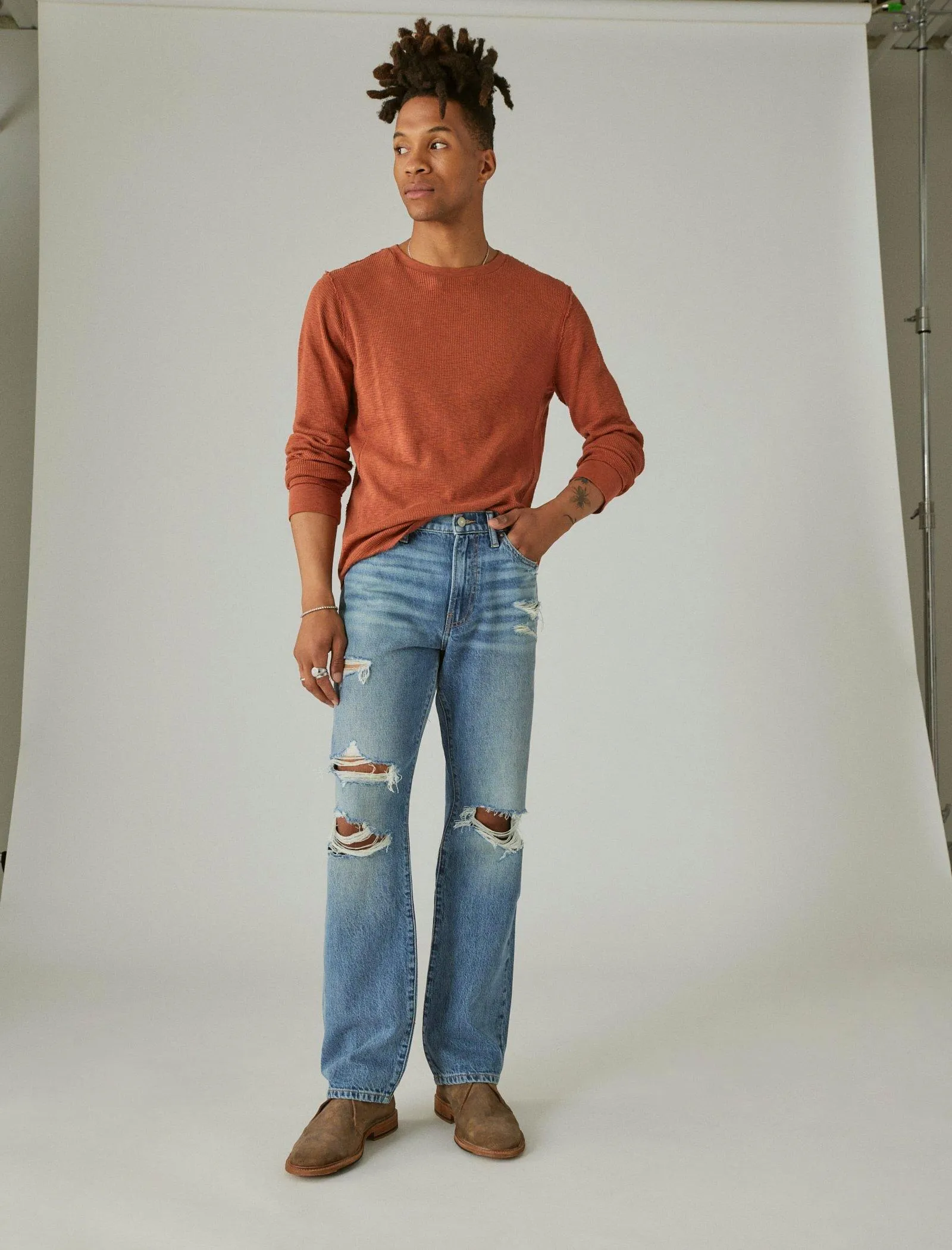 Lucky Brand Easy Rider Bootcut Hemp Jean Runway Mega Dest Lucky Brand