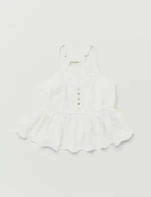 Lucky Brand Schiffley Racerback Tank Bright White Lucky Brand