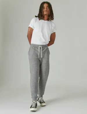 Lucky Brand Sueded Terry Jogger Heather Grey Lucky Brand