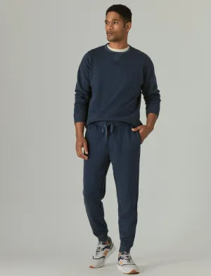 Lucky Brand Venice Burnout Fleece Jogger American Navy Lucky Brand