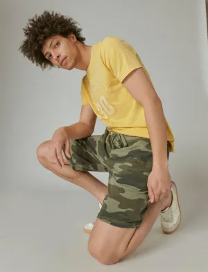 Lucky Brand Venice Burnout Short Camo (Army Colors) Lucky Brand
