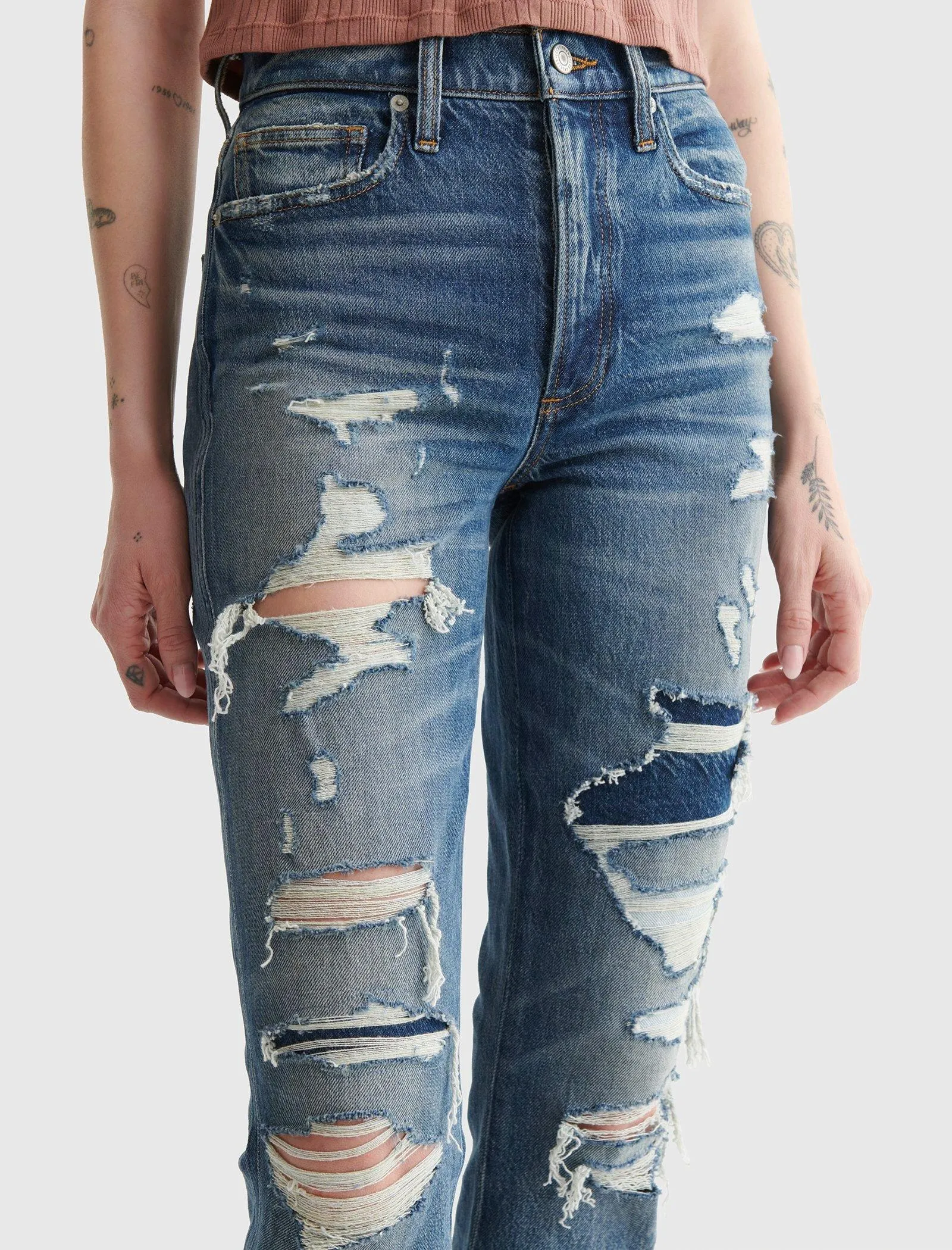 Lucky Brand Womens High Rise Drew Mom Jean