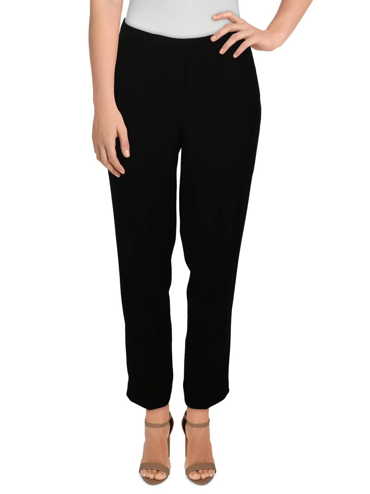 Marcia Womens Crepe Ankle Dress Pants