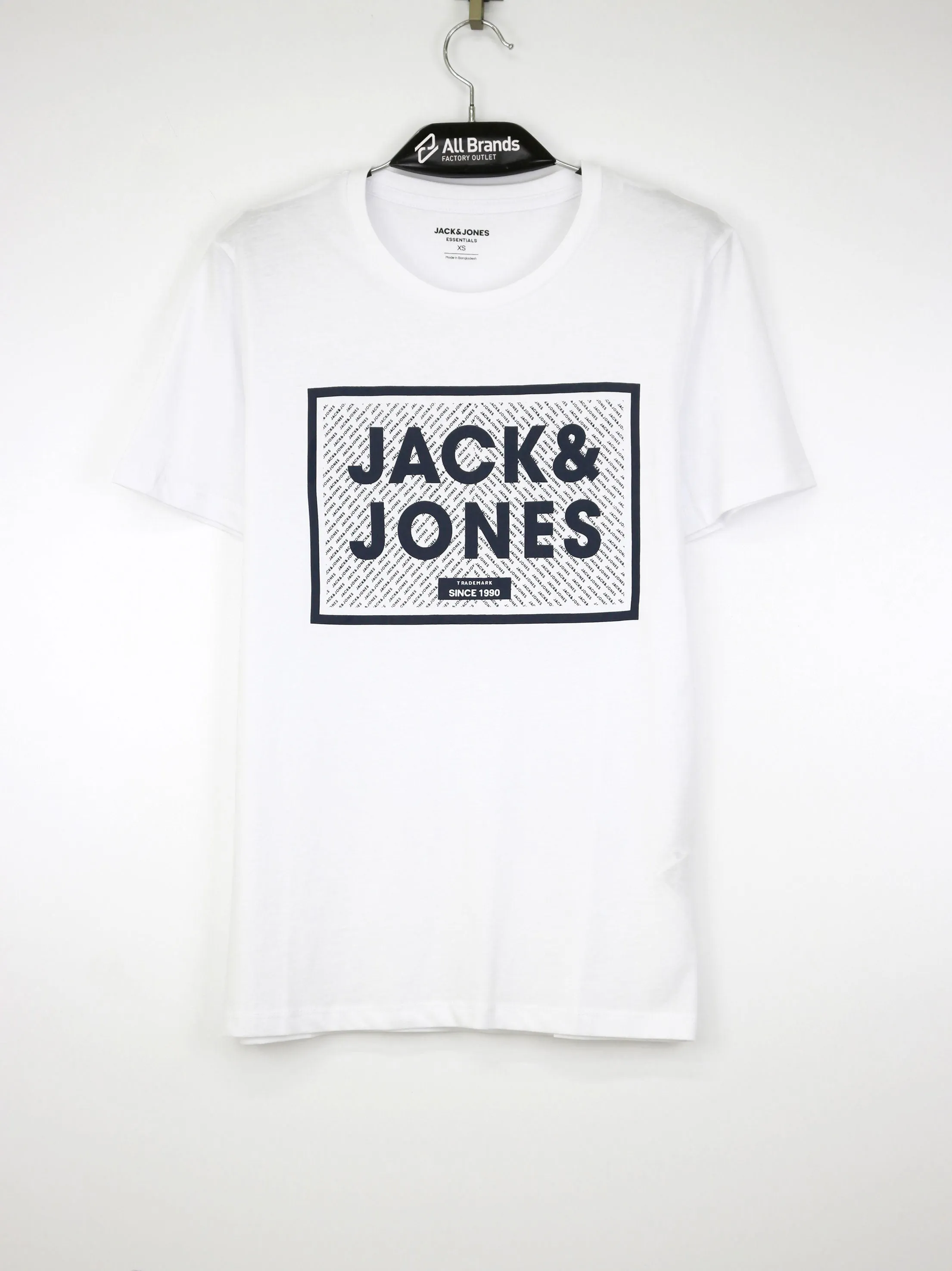 Men's Brand Logo Printed T-Shirt,White