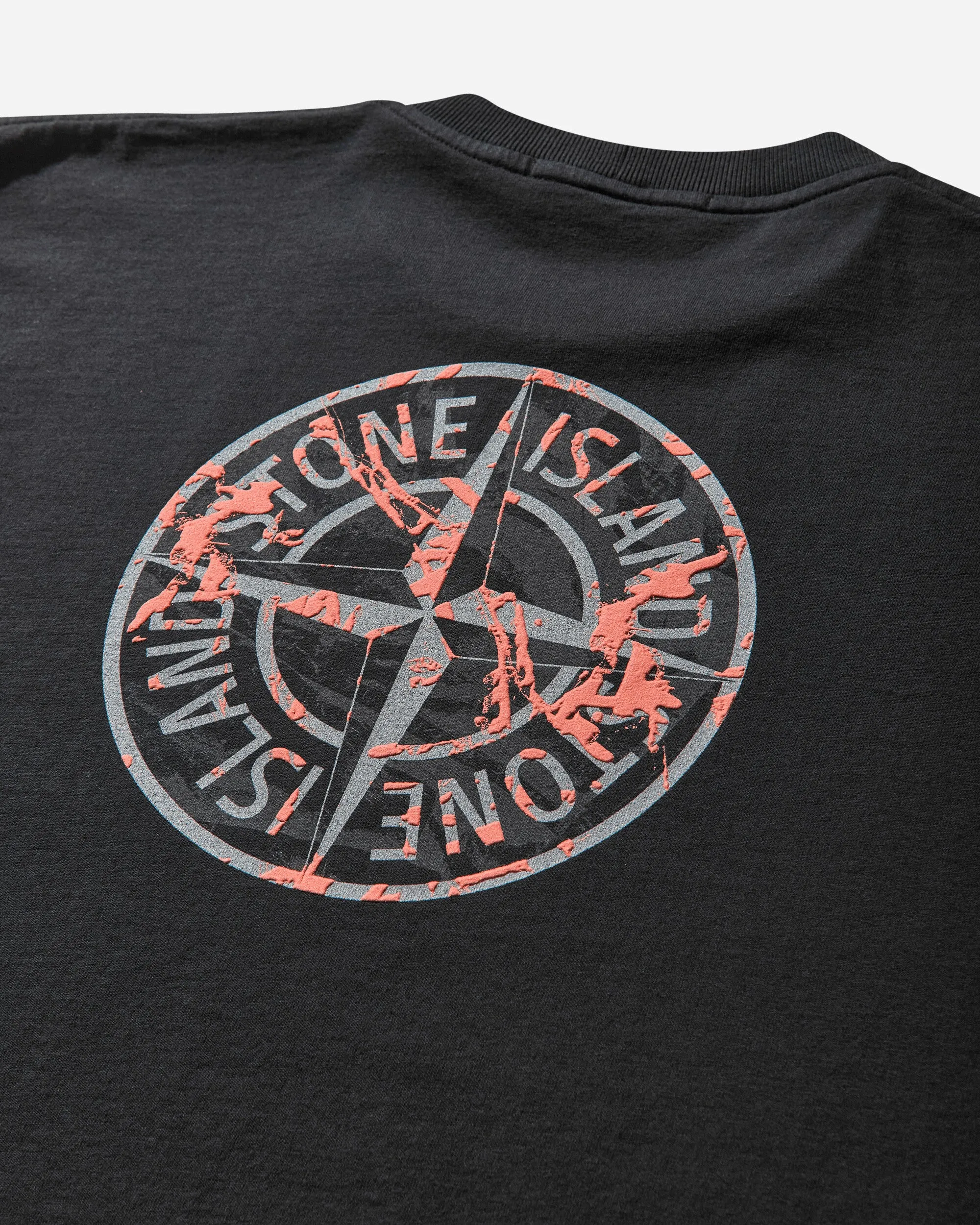 Men's Compass Camo Logo T-Shirt Black